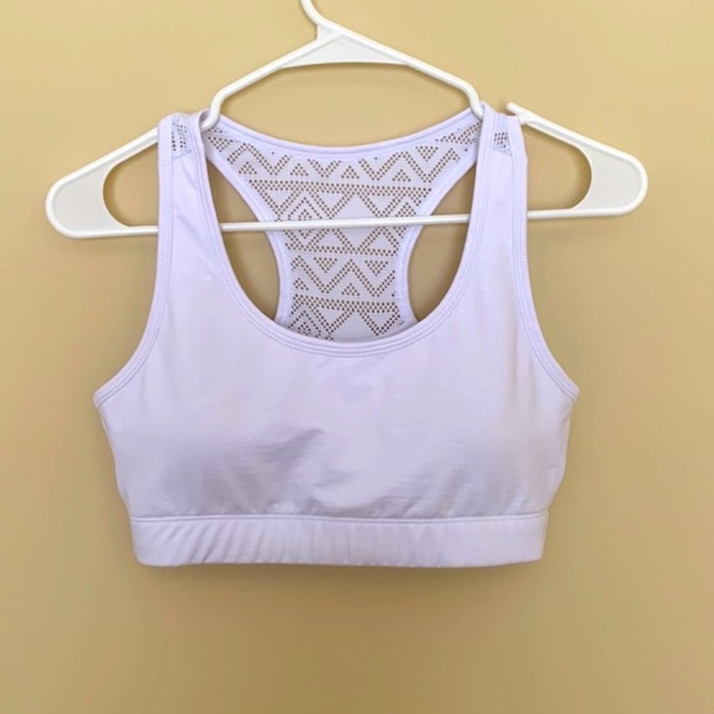 Zyia Vented Bomber Sports Bra Racer Back Size Medium